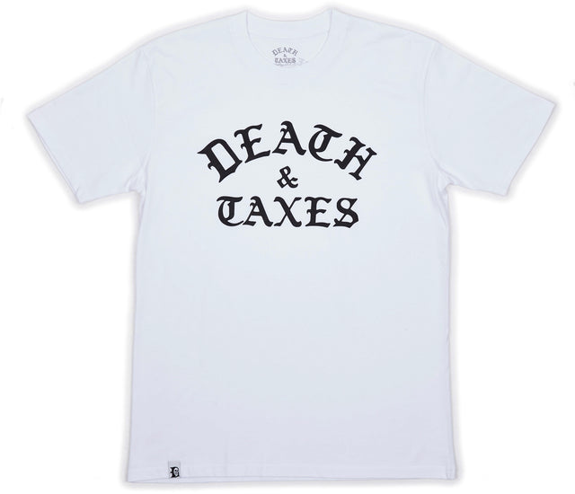 Death & Taxes Classic Old English Tee