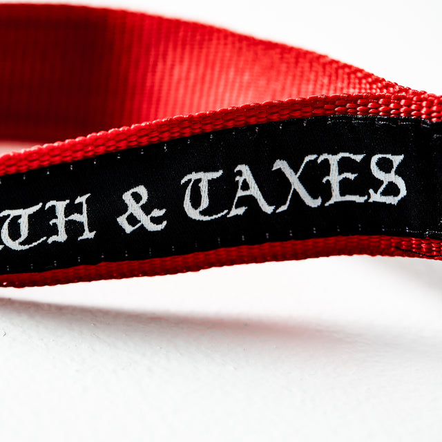 Death & Taxes Old English Dog Collar & Leash