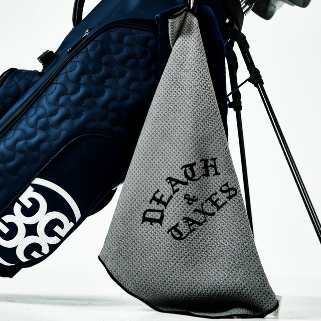 Death & Taxes D-Skull Waffle Golf Towel