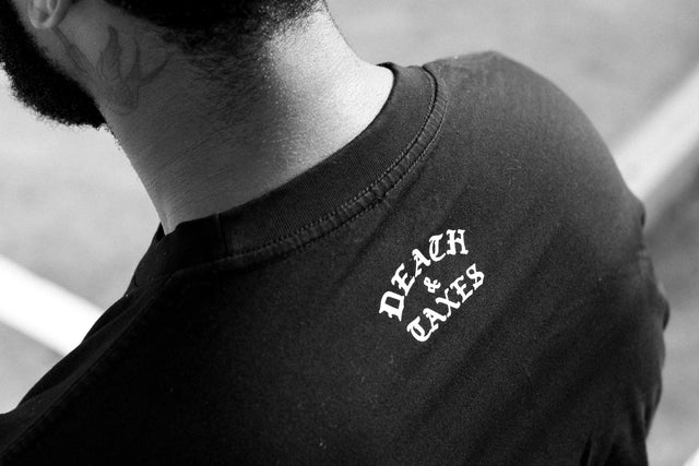 Death & Taxes Classic Old English Tee