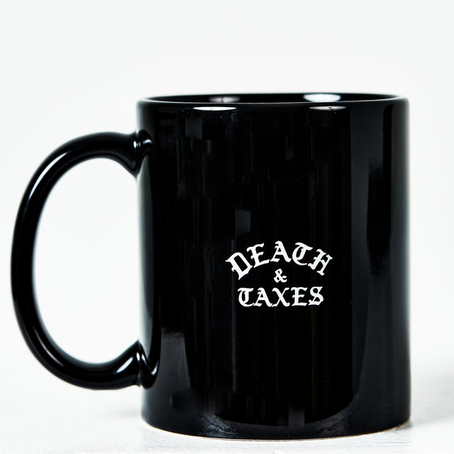 Death & Taxes Kissing Skullies Coffee Mug