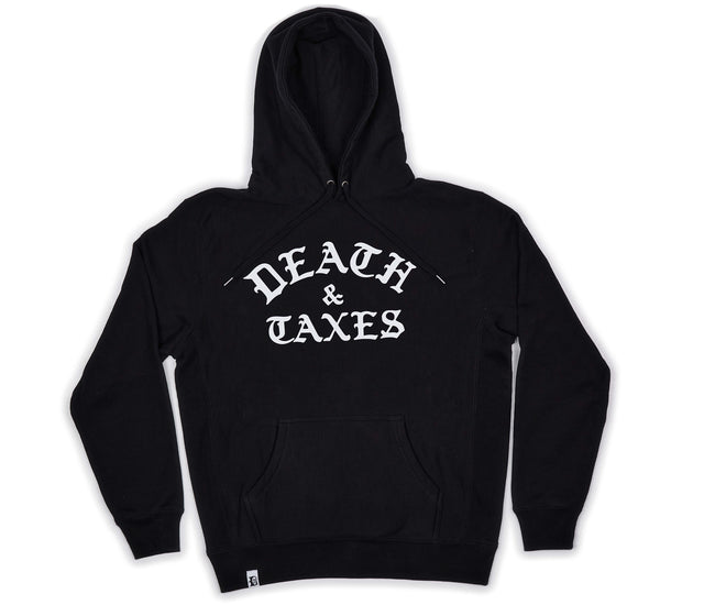 Death & Taxes Classic Old English Hoodie