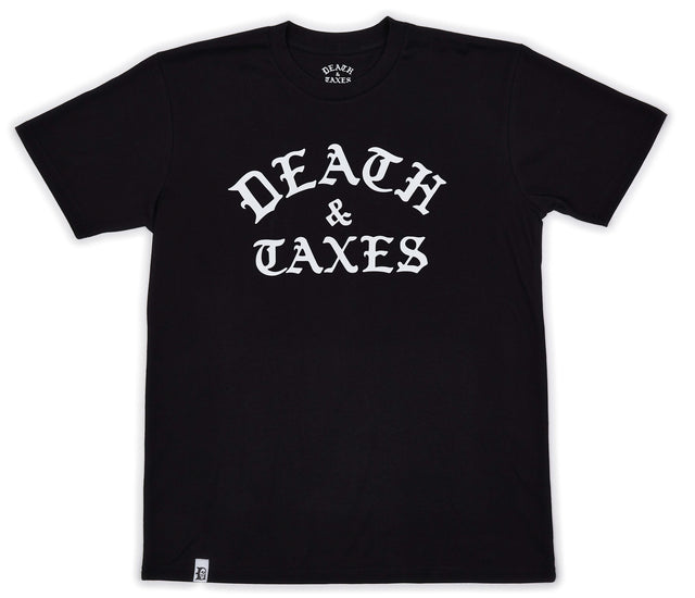 Death & Taxes Classic Old English Tee